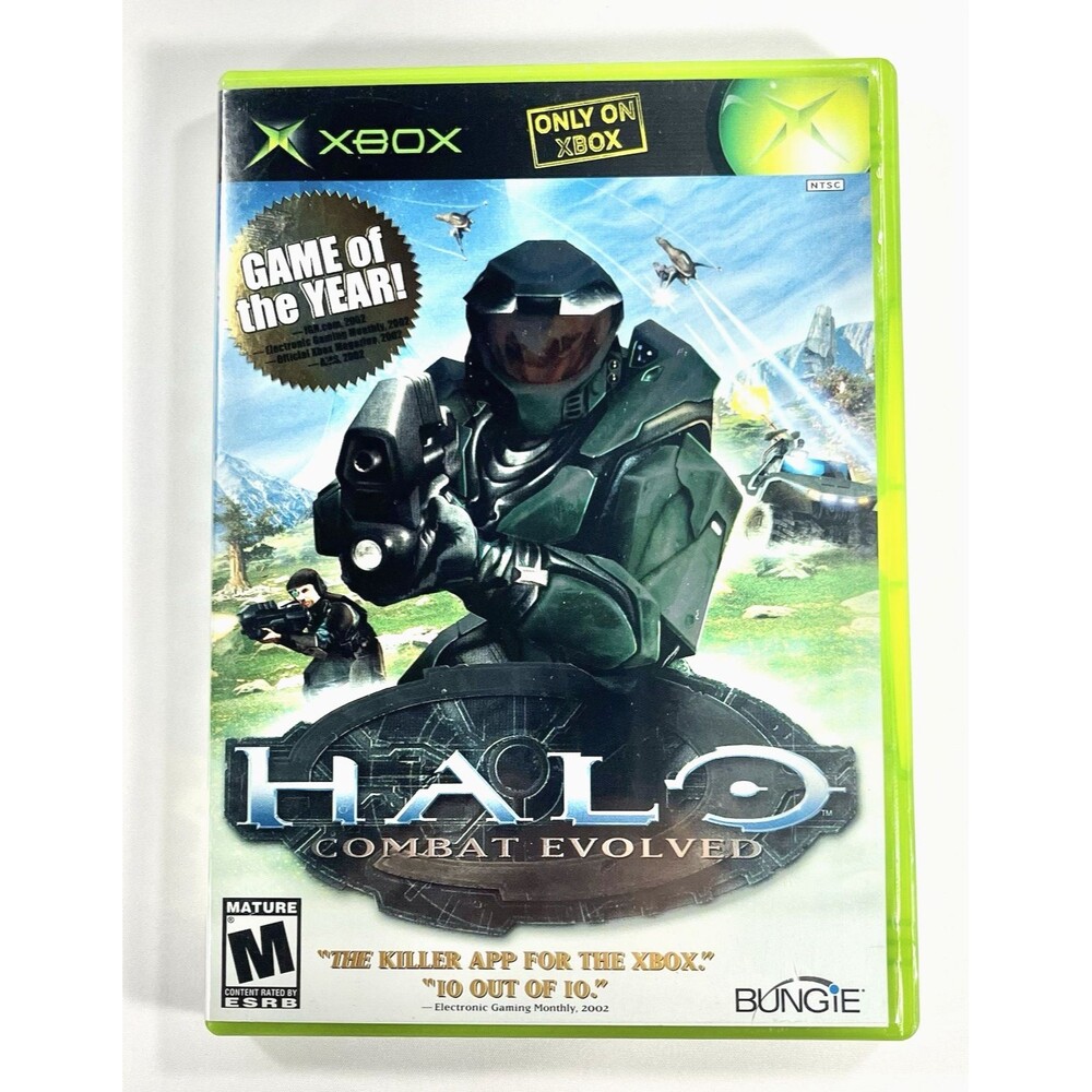 Halo Combat Evolved Game Of The Year Edition Microsoft Xbox 2001 Complete Tested